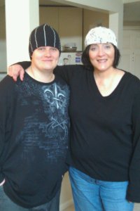 My daughter Abby and I.