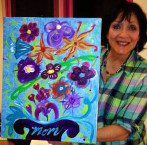 Painting for My Loving Mom's Memorial Service 8/24/2013